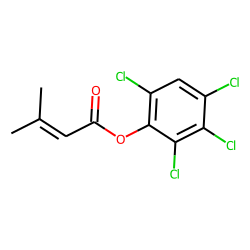 3-Methylbut-2-enoic acid, 2,3,4,6-tetrachlorophenyl ester