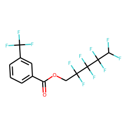 3-Trifluoromethylbenzoic acid, 2,2,3,3,4,4,5,5-octafluoropentyl ester