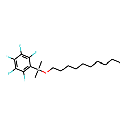 Decanol, dimethylpentafluorophenylsilyl ether