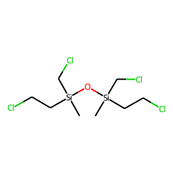 1,3-Disiloxane, 1,3-dimethyl, 1,3-bis-(chloromethyl), 1,3-bis-(2-chloroethyl)