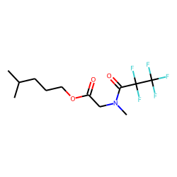 Sarcosine, n-pentafluoropropionyl-, isohexyl ester