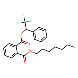 Phthalic acid, heptyl 2,2,2-trifluoro-1-phenylethyl ester