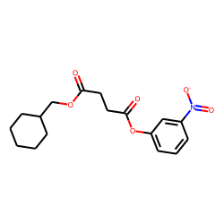 Succinic acid, cyclohexylmethyl 3-nitrophenyl ester