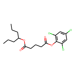 Glutaric acid, 2,4,6-trichlorophenyl hept-4-yl ester