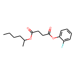 Succinic acid, 2-fluorophenyl 2-hexyl ester
