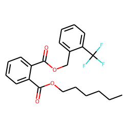 Phthalic acid, hexyl 2-trifluoromethylbenzyl ester