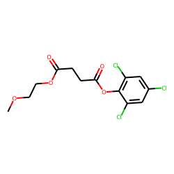 Succinic acid, 2,4,6-trichlorophenyl 2-methoxyethyl ester