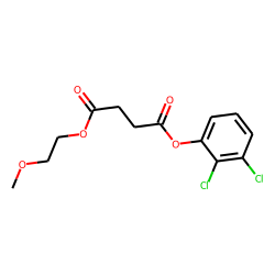 Succinic acid, 2,3-dichlorophenyl 2-methoxyethyl ester
