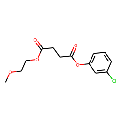 Succinic acid, 3-chlorophenyl 2-methoxyethyl ester