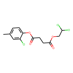 Succinic acid, 2,2-dichloroethyl 2-chloro-4-methylphenyl ester