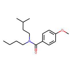 Benzamide, 4-methoxy-N-butyl-N-3-methylbutyl-