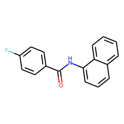 Benzamide, 4-fluoro-N-(1-naphtyl)-