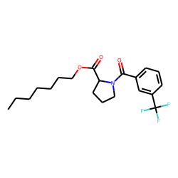 L-Proline, N-(3-trifluoromethylbenzoyl)-, heptyl ester