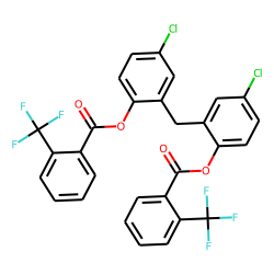 Dichlorophen, O,O'-(2-trifluoromethylbenzoyl)-