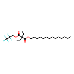 Diethylmalonic acid, 2,2,3,3,3-pentafluoropropyl tetradecyl ester