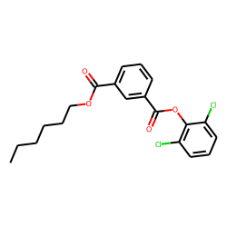 Isophthalic acid, 2,6-dichlorophenyl hexyl ester
