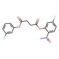 Succinic acid, 5-fluoro-2-nitrophenyl 3-fluorophenyl ester