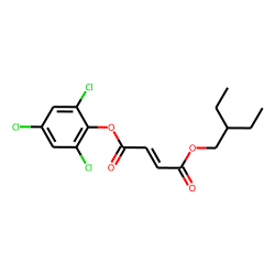 Fumaric acid, 2-ethylbutyl 2,4,6-trichlorophenyl ester