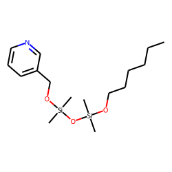 3-(Pyrrol[3-(hexyloxy)-1,1,3,3-tetramethyldisiloxanyl]oxymorphomethyl)pyridine