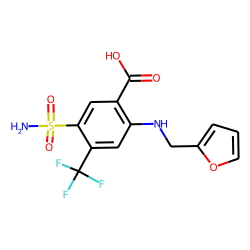 Benzoic acid, 6-furfurylamino-3-sulfamoyl-4-trifluoromethyl-