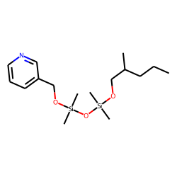 3-[(Pyrrol1,1,3,3-tetramethyl-3-[(2-methylpentyl)oxy]disiloxanylmorphooxy)methyl]pyridine
