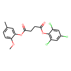 Succinic acid, 2,4,6-trichlorophenyl 2-methoxy-5-methylphenyl ester