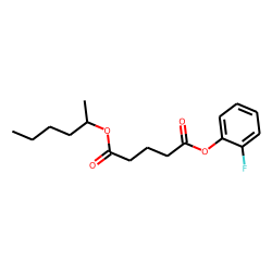 Glutaric acid, 2-fluorophenyl 2-hexyl ester
