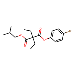 Diethylmalonic acid, 4-bromophenyl isobutyl ester
