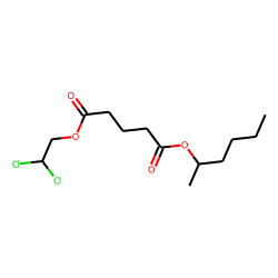Glutaric acid, 2,2-dichloroethyl 2-hexyl ester