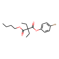 Diethylmalonic acid, 4-bromophenyl butyl ester