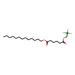 Adipic acid, 2,2,2-trichloroethyl tridecyl ester
