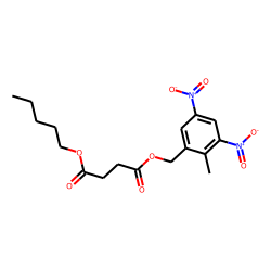 Succinic acid, 3,5-dinitro-2-methylbenzyl pentyl ester