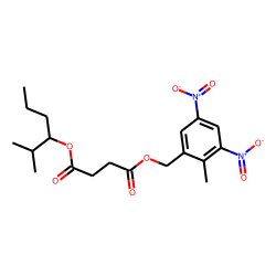 Succinic acid, 3,5-dinitro-2-methylbenzyl 2-methylhex-3-yl ester