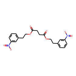 Succinic acid, di(2-(3-nitrophenyl)ethyl) ester
