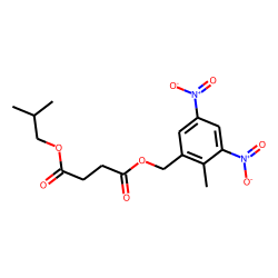 Succinic acid, 3,5-dinitro-2-methylbenzyl isobutyl ester