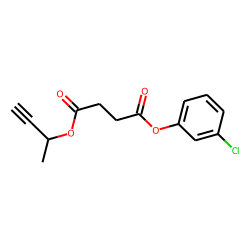 Succinic acid, but-3-yn-2-yl 3-chlorophenyl ester