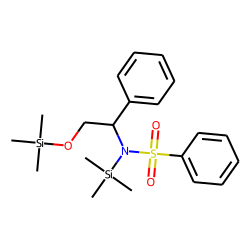 N-(2-Hydroxy-1-phenyl-ethyl)-benzenesulfonamide, N,O-di(trimethylsilyl)-