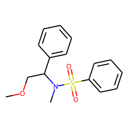 N-(2-Hydroxy-1-phenyl-ethyl)-benzenesulfonamide, N,O-dimethyl-