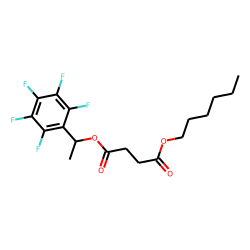 Succinic acid, hexyl 1-(pentafluorophenyl)ethyl ester