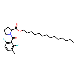 L-Proline, N-(2,6-difluoro-3-methylbenzoyl)-, tetradecyl ester
