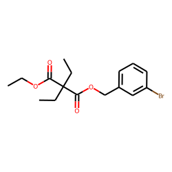 Diethylmalonic acid, 3-bromobenzyl ethyl ester