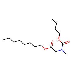 Glycine, N-methyl-n-butoxycarbonyl-, octyl ester