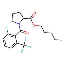 L-Proline, N-(2-fluoro-6-trifluoromethylbenzoyl)-, pentyl ester