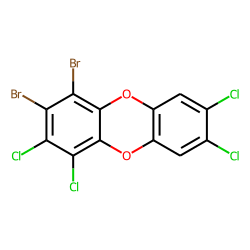 Dibenzodioxin, 1,2-dibromo-, 3,4,7,8-tetrachloro-