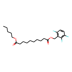 Sebacic acid, pentyl 2,3,6-trifluorobenzyl ester