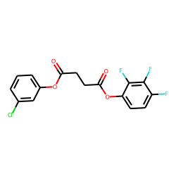 Succinic acid, 3-chlorophenyl 2,3,4-trifluorophenyl ester