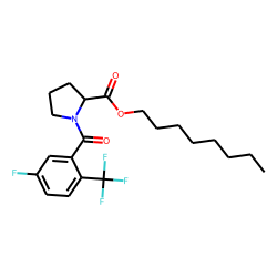 L-Proline, N-(5-fluoro-2-trifluoromethylbenzoyl)-, octyl ester