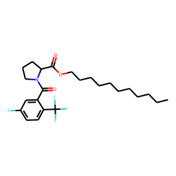 L-Proline, N-(5-fluoro-2-trifluoromethylbenzoyl)-, undecyl ester