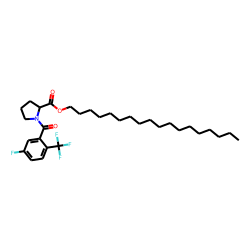 L-Proline, N-(5-fluoro-2-trifluoromethylbenzoyl)-, octadecyl ester