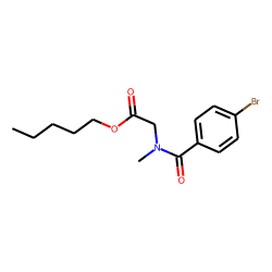 Sarcosine, N-(4-bromobenzoyl)-, pentyl ester